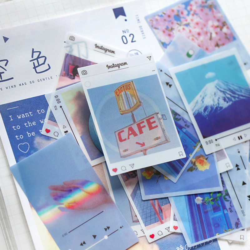 Set 40 Sticker Dán Trang Trí Phong Cách Cổ Điển Với 4 Mẫu Khác Nhau