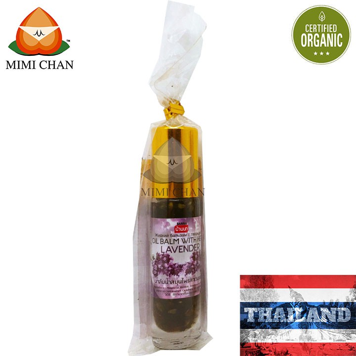 Dầu Sâm Xoa Bóp Thái Lan Dạng Lăn Thảo Dược Bạc Hà, Chanh, Sả, Thơm Dứa, Lavender Chai 8ml Trị Đau Nhức, Viêm Khớp