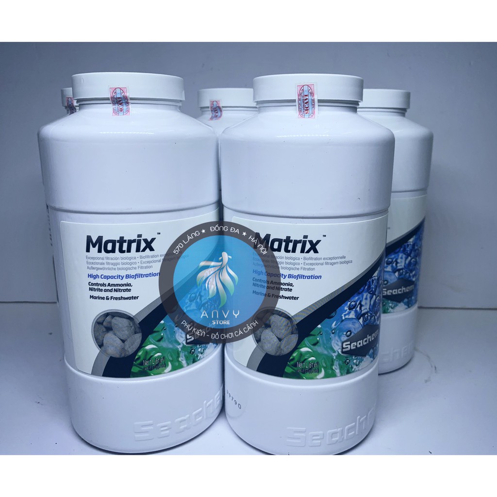 Matrix - Vật liệu lọc xử lý nước tốt nhất cho cá cảnh - Hộp 1 Lít
