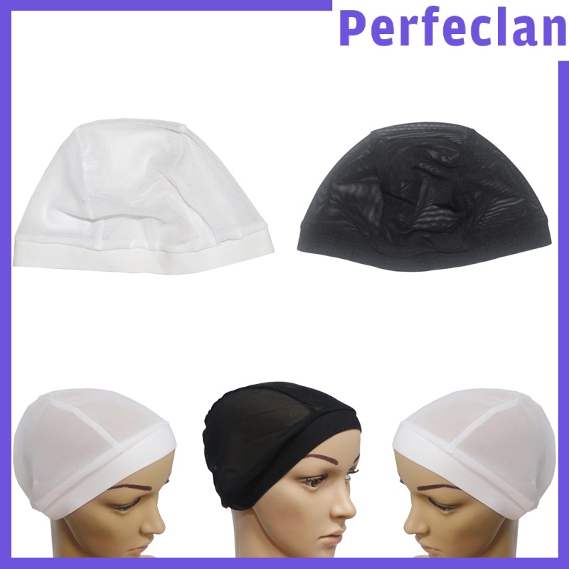 Set 2 mũ trùm đầu turban vải lưới đàn hồi sử dụng khi ngủ tiện lợi cho nam và nữ