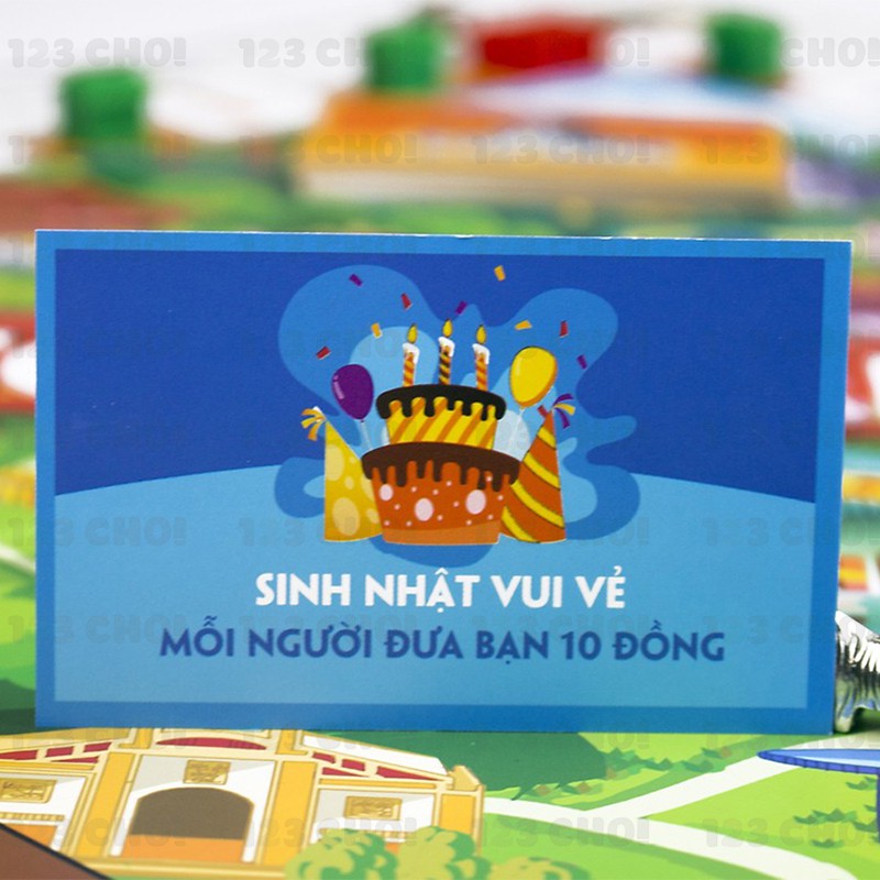 [COMBO 2 IN 1] Trò chơi Board game cho 4 người Cờ tỷ phú + Bang [GIÁ ƯU ĐÃI ĐẶC BIỆT]