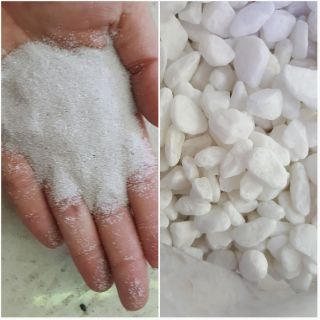 Sỏi trang trí hồ cá chậu cây