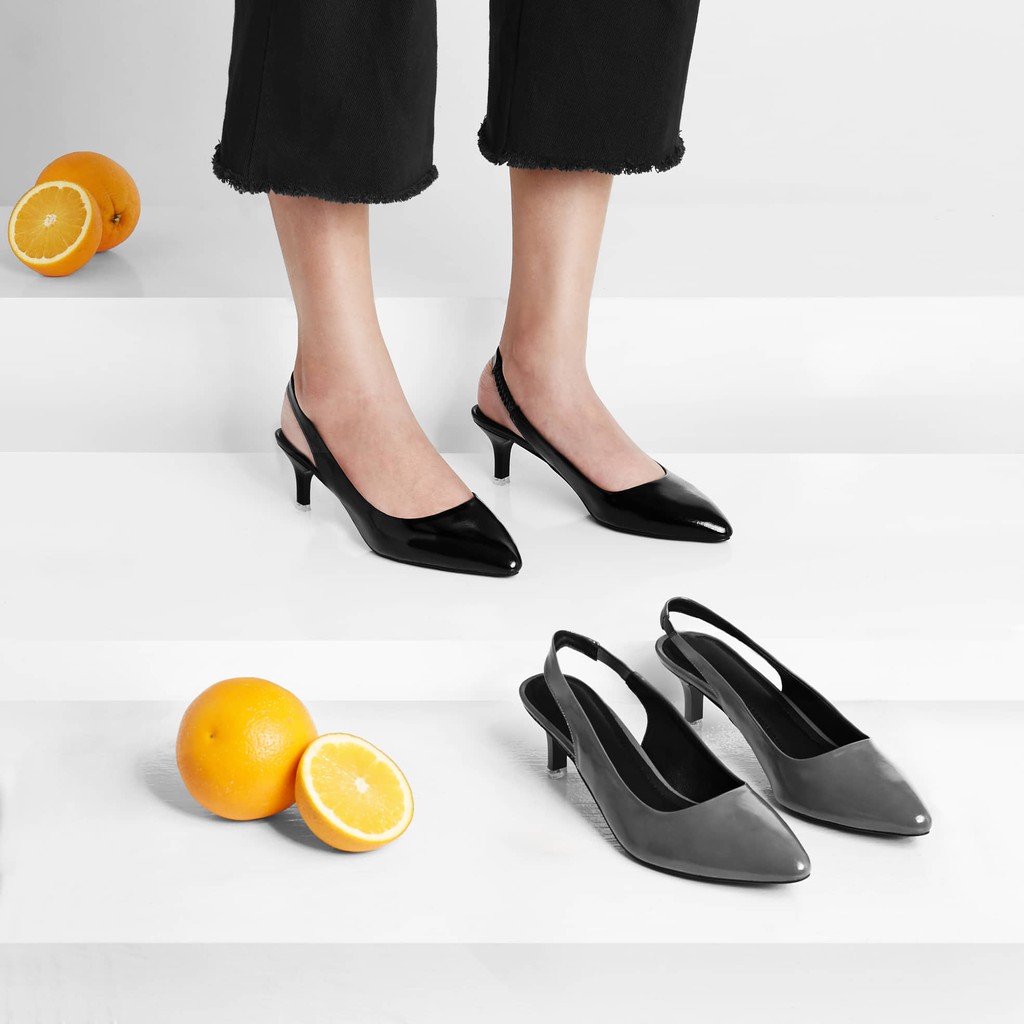 Giày Basic Kitten Heel