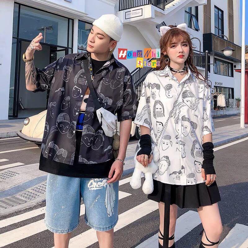 Áo Sơ Mi Hoạ Tiết Tay Lỡ Dáng Rộng, Sơ Mi Đi Biển, Sơ Mi Tay Lửng Mẫu Mới Unisex - MM | BigBuy360 - bigbuy360.vn