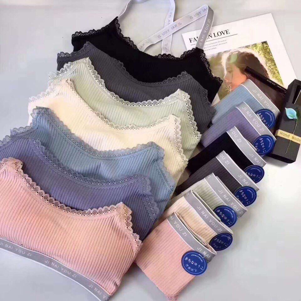 Siêu phẩm bộ Bra bộ thun gân tăm chất đẹp | BigBuy360 - bigbuy360.vn