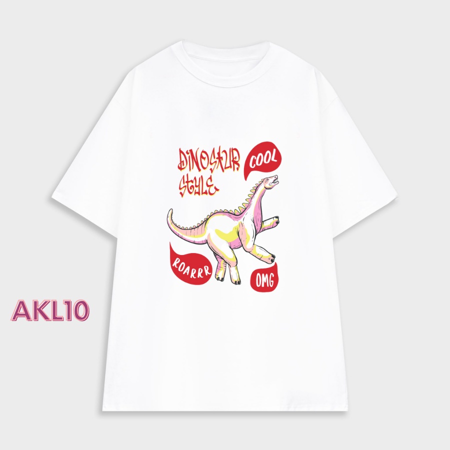Áo phông tay lỡ Hàn Quốc, áo phông màu trắng form rộng unisex TEE SHOP 35-70kg|| Mã AKL10