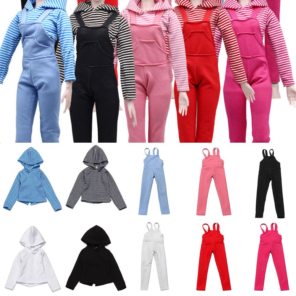 Áo hoodies có nón dài tay thời trang cho búp bê 1/3
