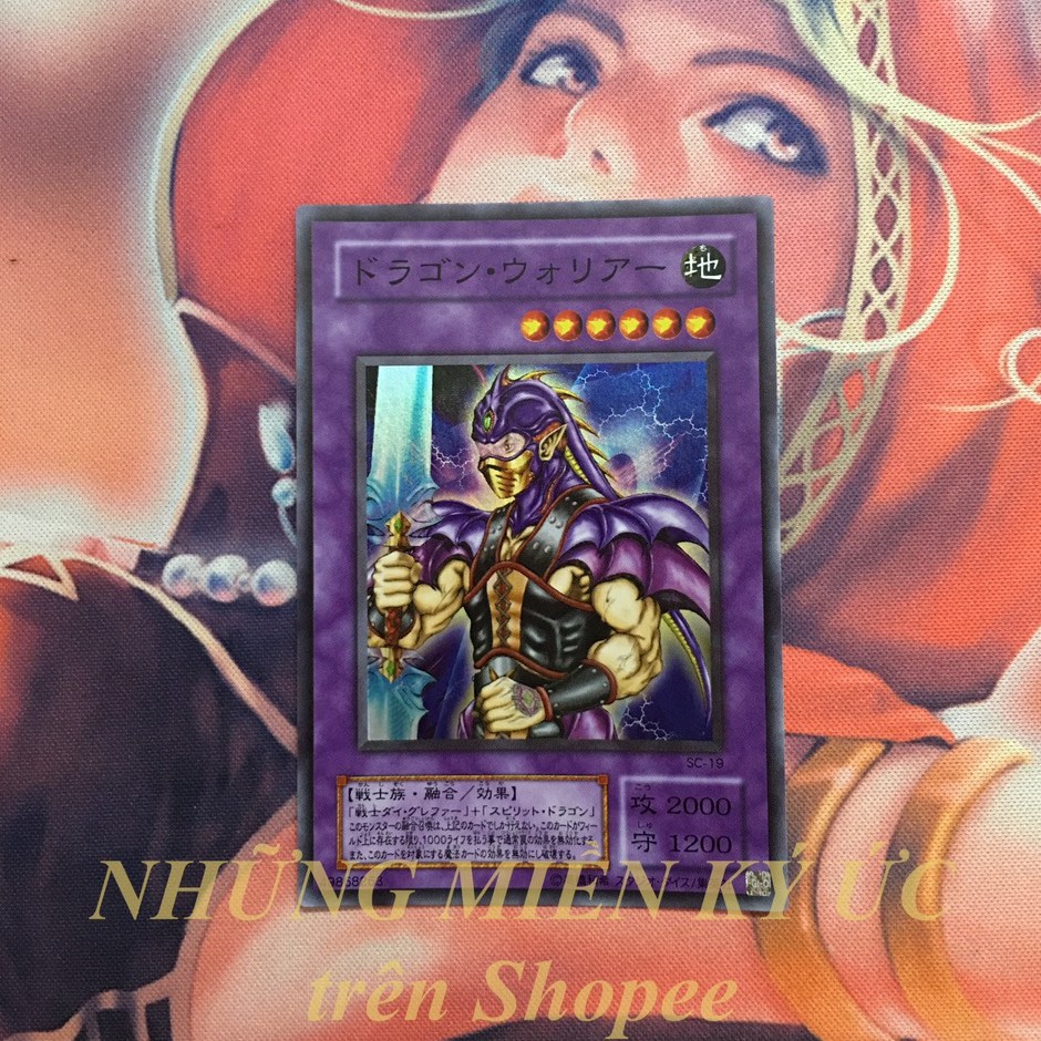 Lá bài Yu-Gi-Oh! Chính hãng Ryu Senshi Mã đầu SC-19 Super Rare Như mới