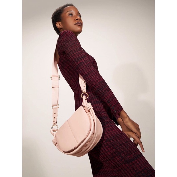 Túi đeo vai thắt nút Luna  sale