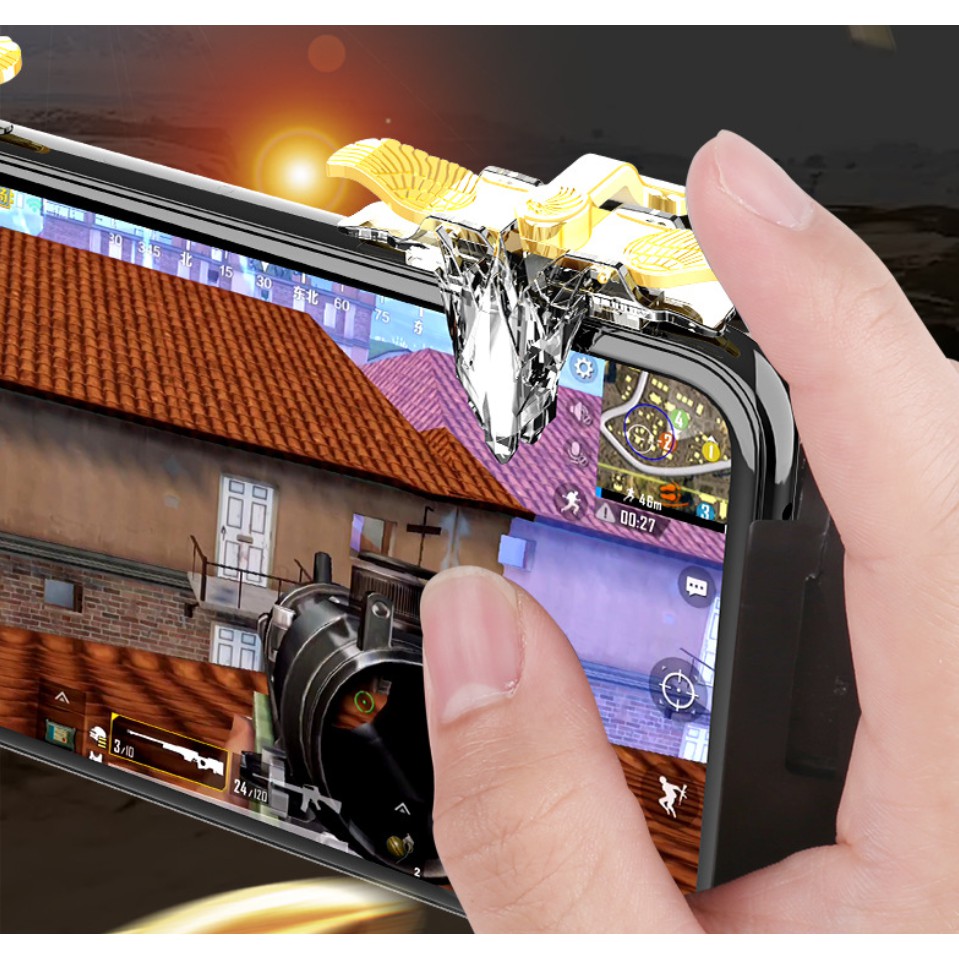 Set 2 nút bấm gắn rời hỗ trợ điều khiển chơi game trên điện thoại di động | BigBuy360 - bigbuy360.vn