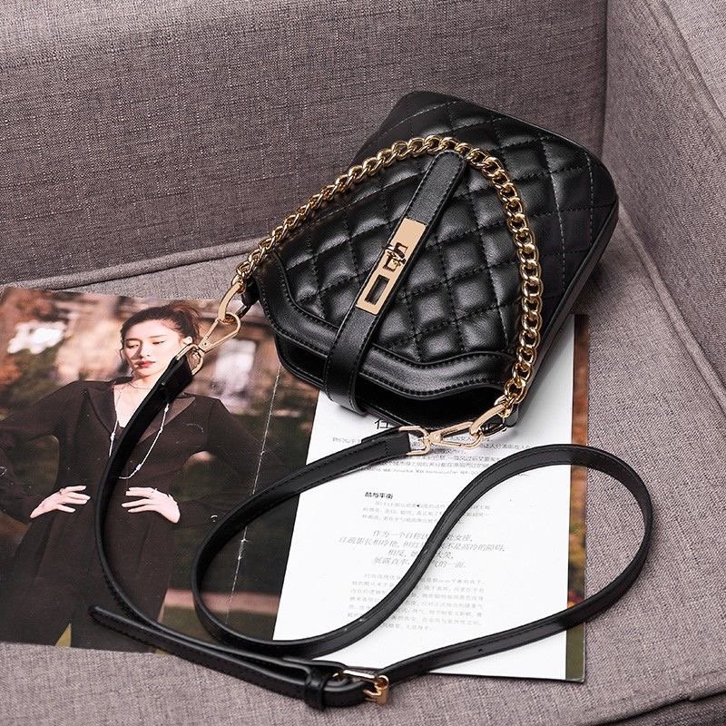 Túi Đeo Vai JASMIN NOIR Da Pu Thiết Kế Đơn Giản Thời Trang Dành Cho Nữ