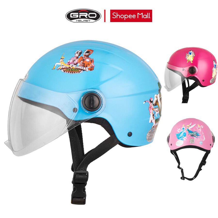 Mũ bảo hiểm cho bé Amy Helmet dạng nửa đầu size lớn cho bé từ 8-12 tuổi