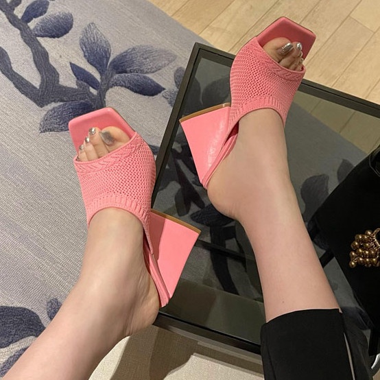 Giày Cao Gót Da 4.13 Inch Size Lớn 35-41