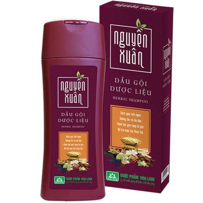 Dầu Gội Dược Liệu Nguyên Xuân Chai Màu Nâu 250ml.Dành Cho Tóc Thường