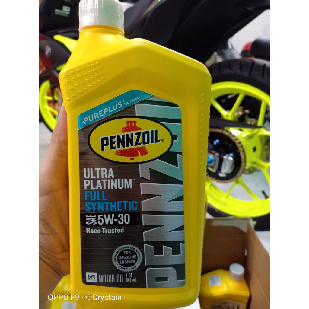 Nhớt Pennzoil Ultra Platinum 5W-30 Full tổng hợp 100% Cao Cấp Xe Tay Ga " Có Chiết Lẻ "