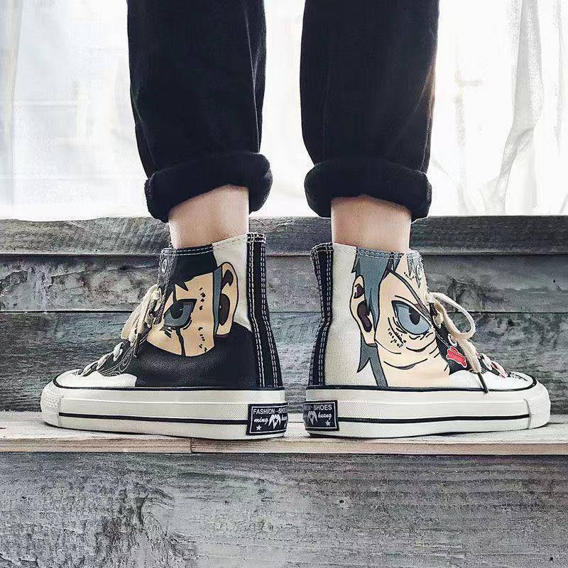 Naruto Trend All-match Graffiti giày nam tăng chiều cao | BigBuy360 - bigbuy360.vn