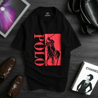 Áo thun cổ tròn in polo