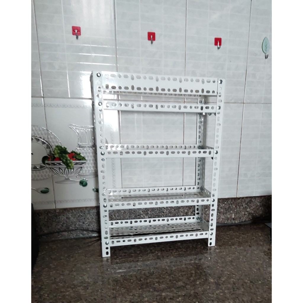 Kệ Gia vị V lỗ 20X40x60cm lắp ráp sẵn