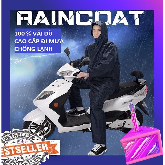 BỘ QUẦN ÁO ĐI MƯA XANH VẢI DÙ SIÊU BỀN (NAM NỮ ĐỀU MẶC ĐƯỢC)SHOP CÓ 3 SIZE XL , 2XL VÀ 3XL