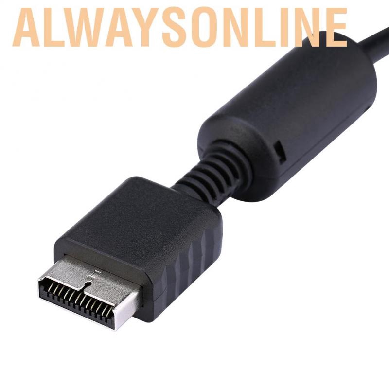 Dây cáp chuyển đổi âm thanh video AV dành cho Sony Playstation PS2 PS3