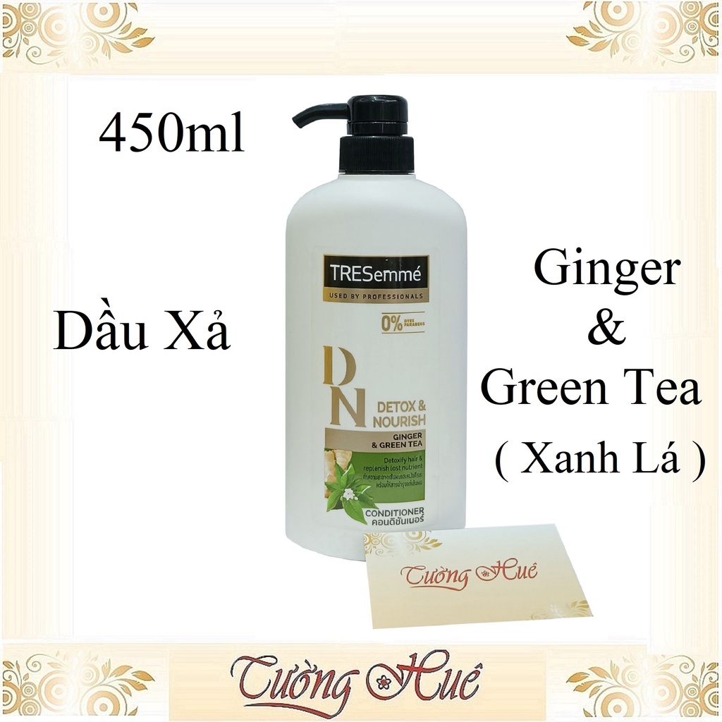 Dầu Gội và Xả TRESemme Thái Detox & Nourish Ginger & Green Tea