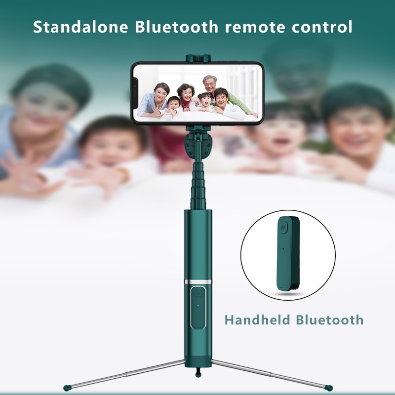 Gậy Chụp Ảnh Tự Sướng Bluetooth Không Dây 3 Trong 1 Có Thể Gấp Gọn Và Điều Khiển Từ Xa Cho Iphone Androd | BigBuy360 - bigbuy360.vn