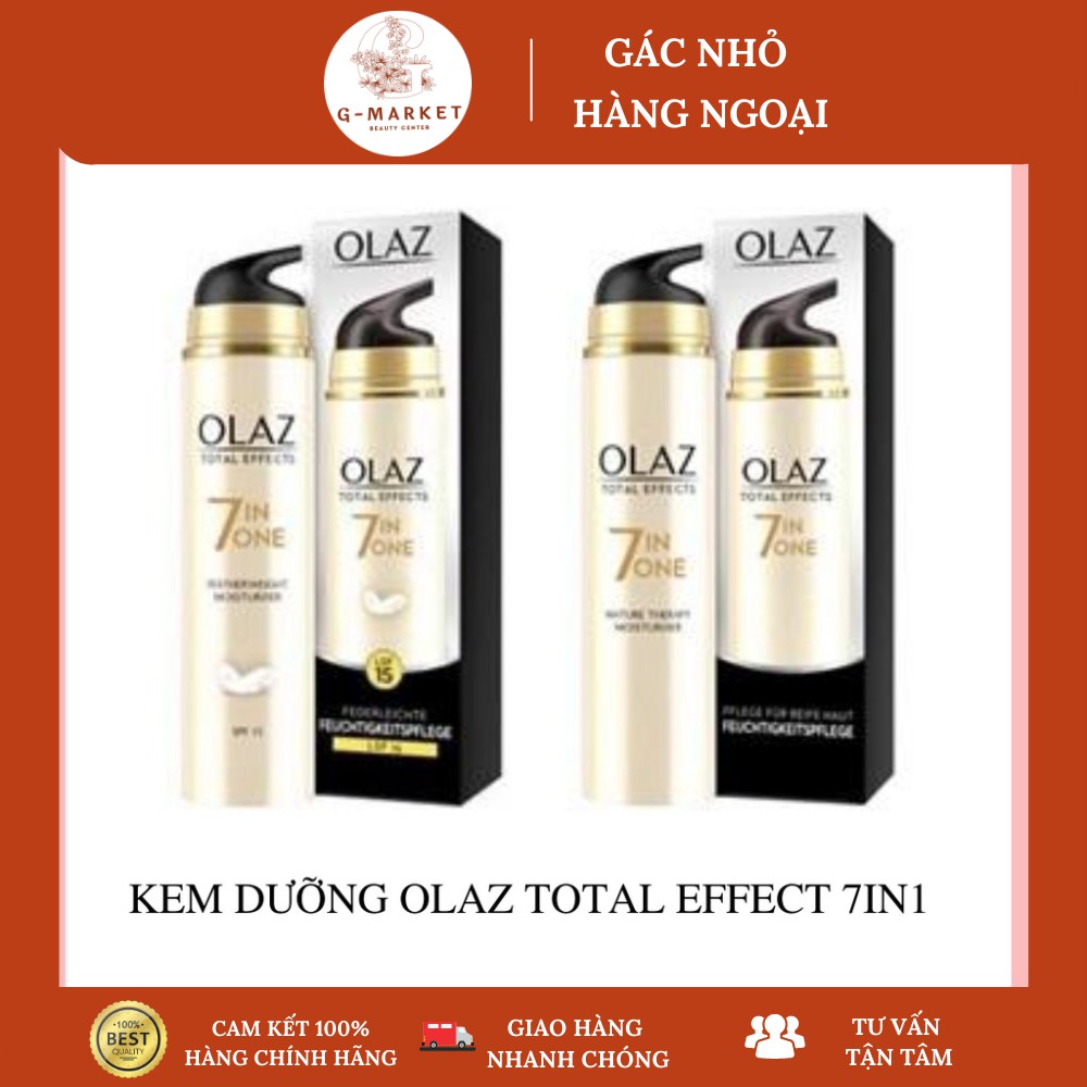 KEM DƯỠNG OLAZ TOTAL EFFECT 7 IN 1 CHỐNG LÃO HÓA VÀ GIẢM THÂM NÁM