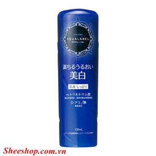 Sữa dưỡng Shiseido Aqualabel White Up Emulsion 130ml (Màu xanh)