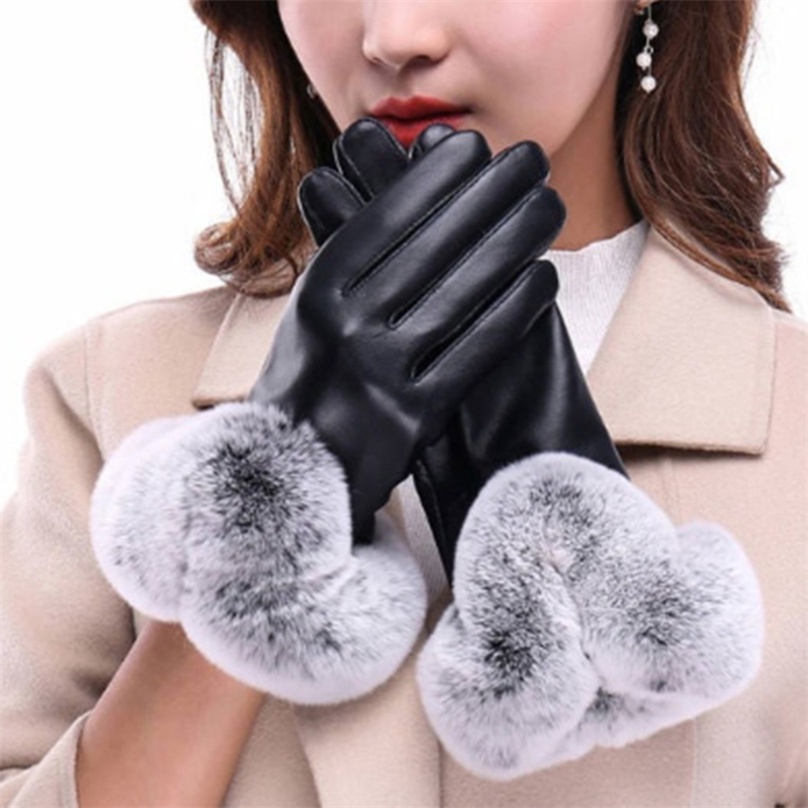 Găng Tay Lái Xe Da Pu Có Thể Chạm Màn Hình Cảm Ứng