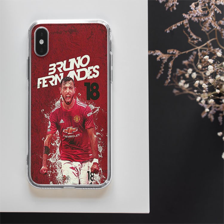 Ốp lưng ốp Iphone Bruno Fenandes Manchester United độc đáo từ 6 đến 12 MAN20210350