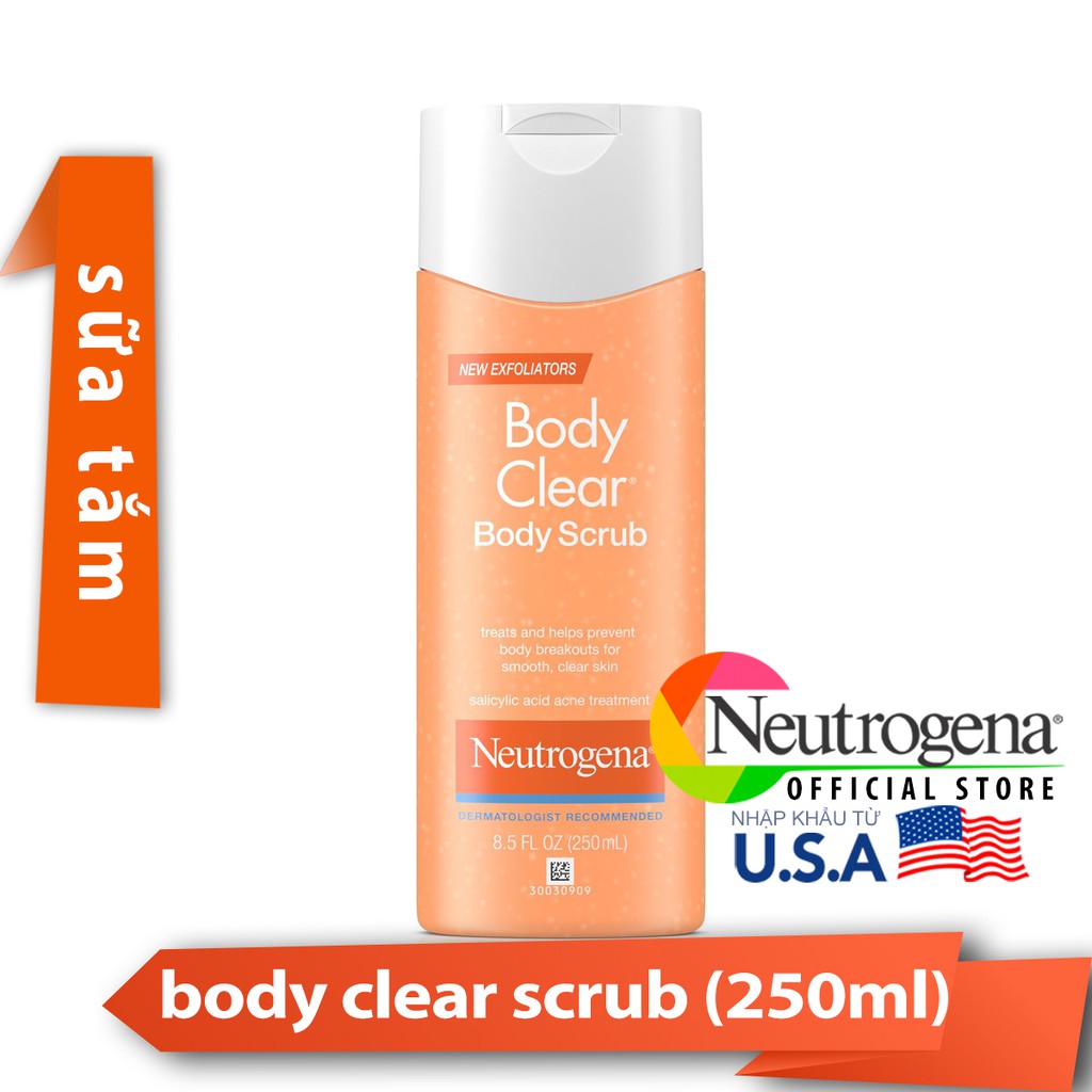 Sữa Tắm Neutrogena Body Clear Body Scrub (250ml) _ NTG002ST