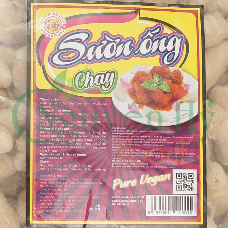 Sườn Ống Chay Âu Lạc - 1kg