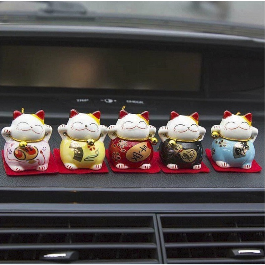 5 chú tường mèo Nhật Bản Maneki Neko - luôn mang may mắn và hạnh phúc đến cho mọi nhà