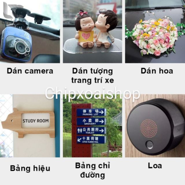 Miếng Dán Hai Mặt Siêu Dính