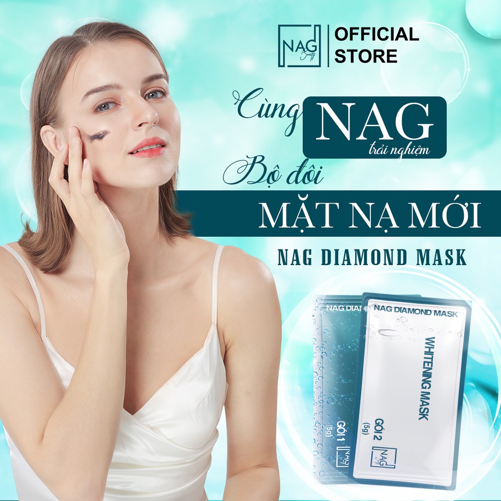 Mặt nạ sủi bọt Detox Mask 05gr thải độc sủi bọt làm sạch bụi bẩn bã nhờn trên da - NAG