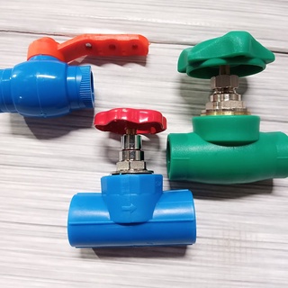 Van ống nhiệt ppr 25, khóa nước nóng nối ống phi 25 các loại chọn lựa
