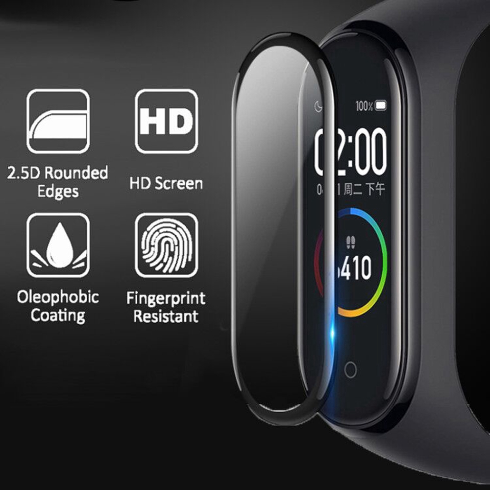 Miếng Dán Cường Lực Cho Đồng Hồ Thông Minh Xiaomi Mi Band 4 / 5