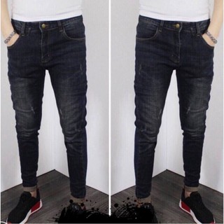 Quần jean nam wash xước, phong cách Hàn Quốc k1837