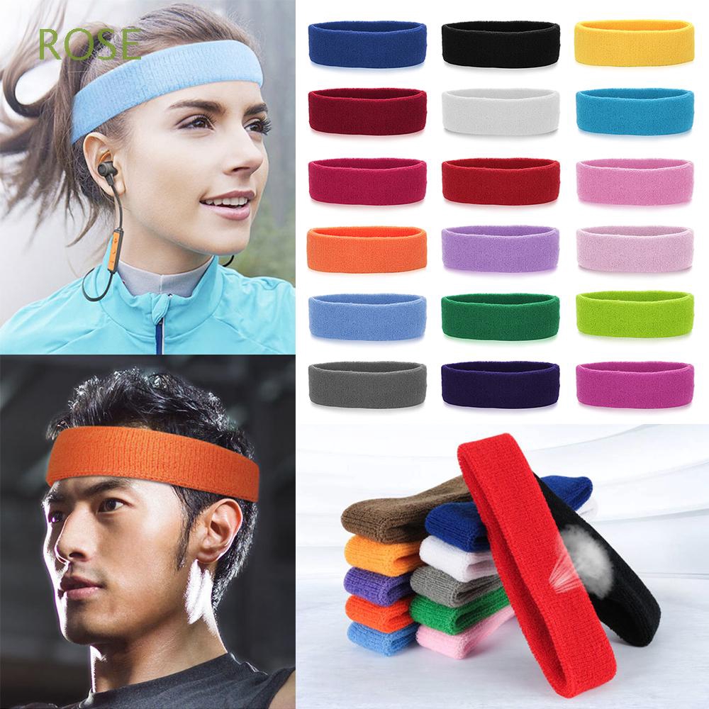 Băng đô cotton thấm mồ hôi cho yoga / gym / tennis / bóng rổ / chạy bộ