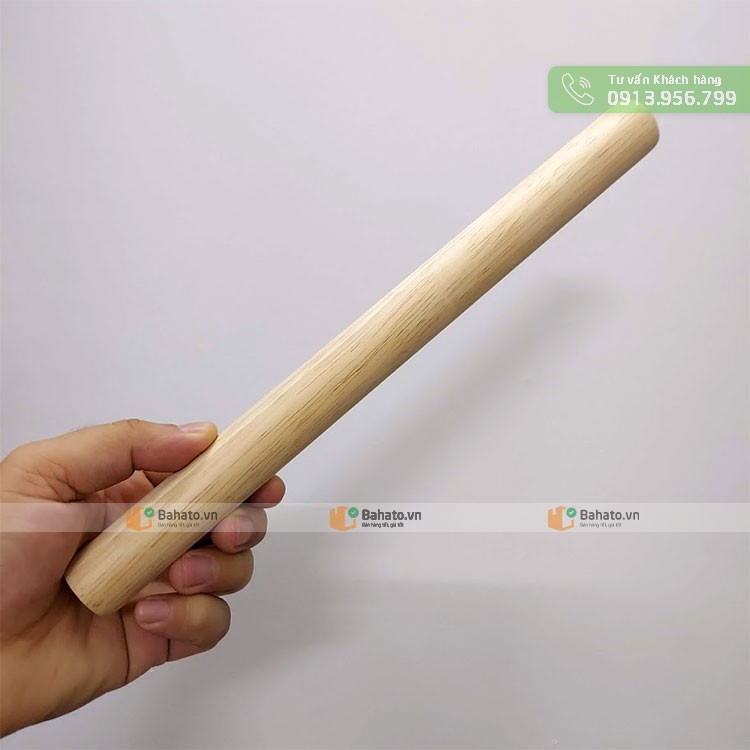 Cây cán bột bằng gỗ 28cm