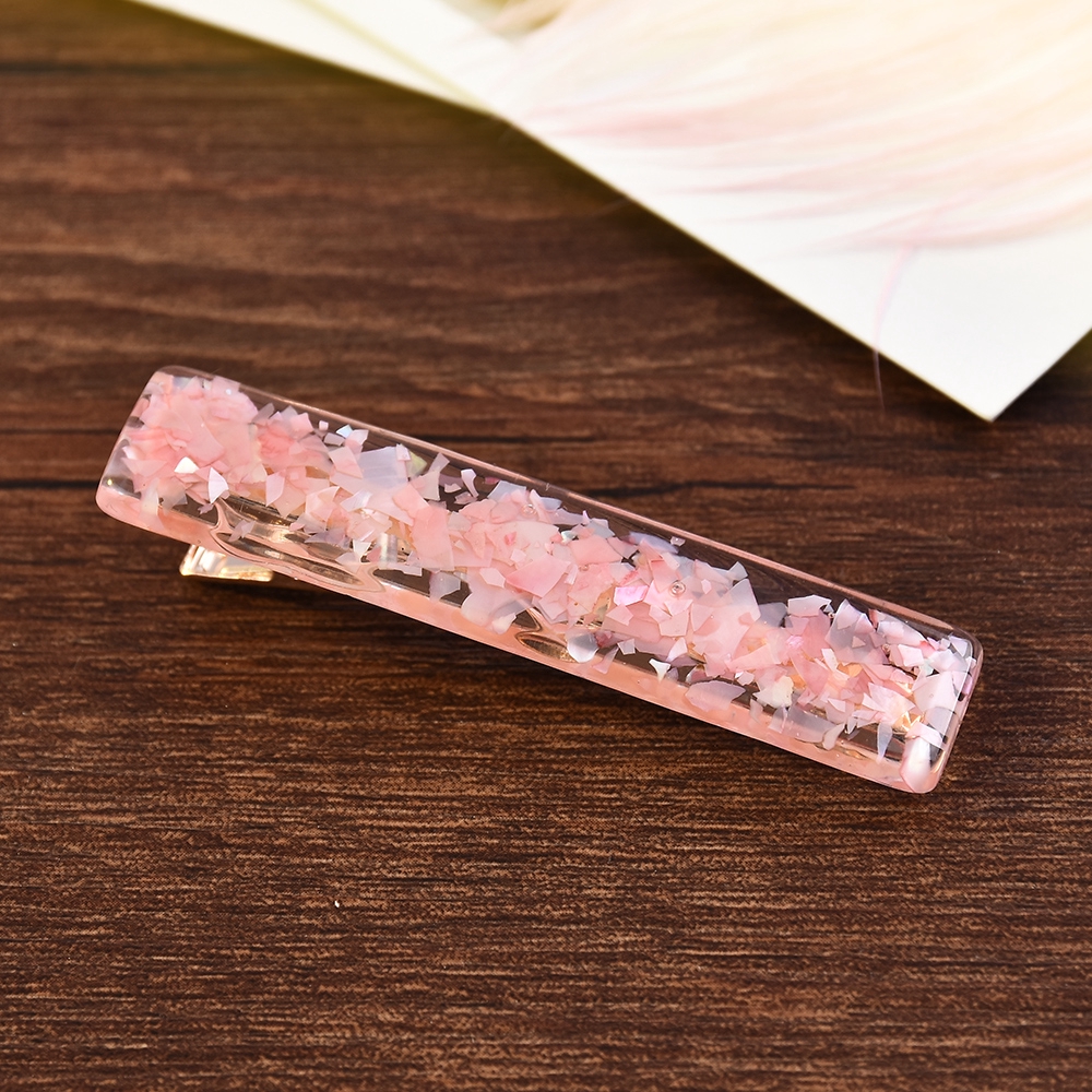 Kẹp tóc chất liệu Acrylic kiểu dáng vintage thời trang nữ
