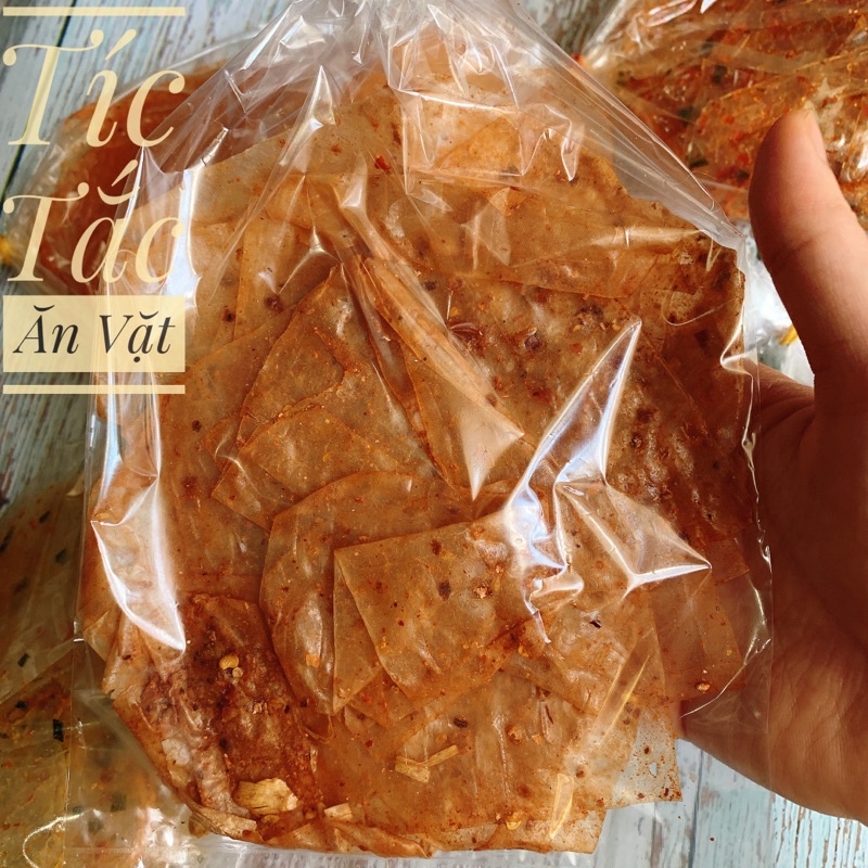 BÁNH TRÁNG XÌ KE MUỐI NHUYỄN TỎI PHI SIÊU CAY SIÊU NGON! XIKE 30GR