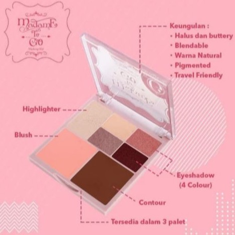 (hàng Mới Về) Bảng Phấn Mắt Madame Gie Madame To Go | BigBuy360 - bigbuy360.vn