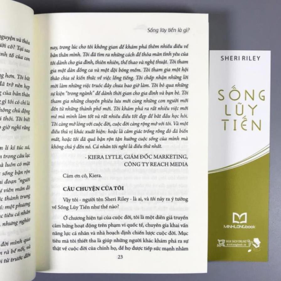 Sách - Sống Lũy Tiến - Đừng Dành 100% Thời Gian Cho 10% Cấu Thành Con Người Mình [ Minh Long ]