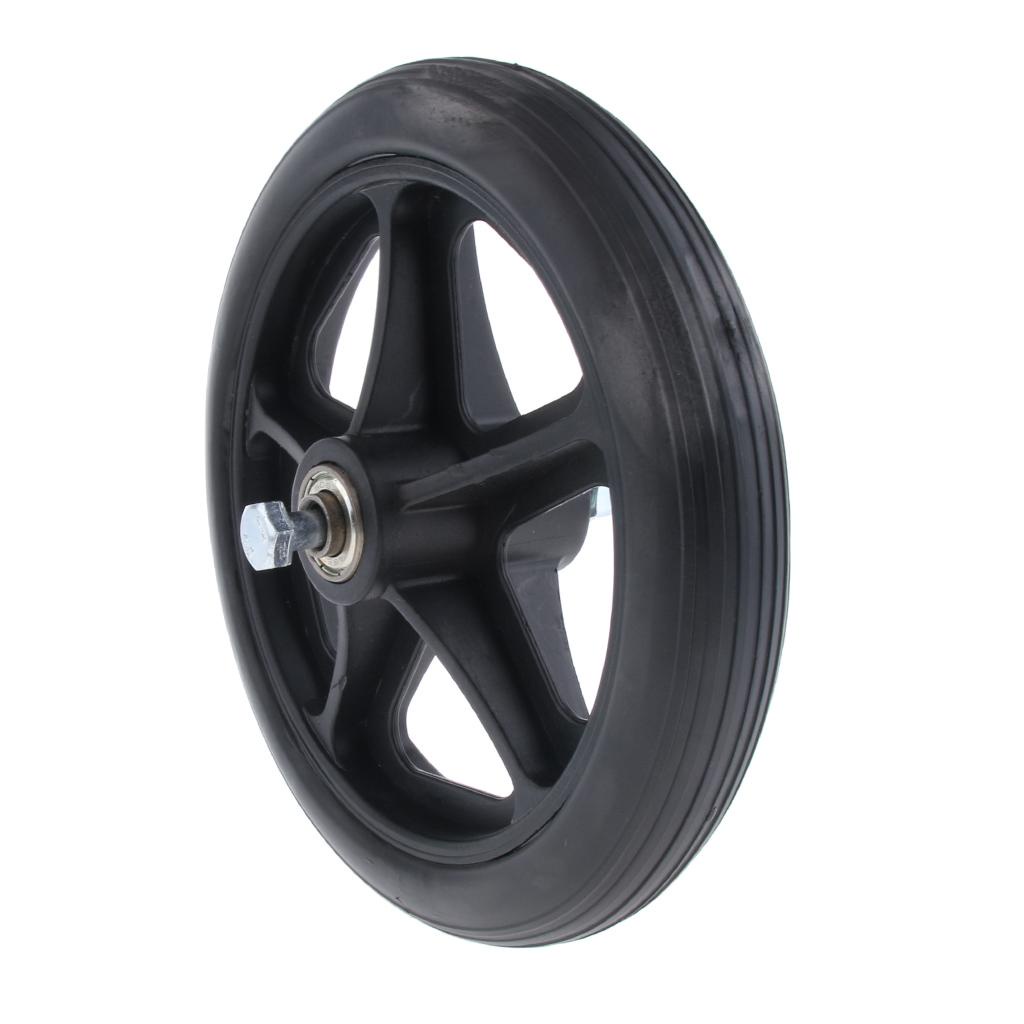 [Hàng mới về] Bánh xe lăn trước thay thế bằng hợp kim abs màu xám 6 inch