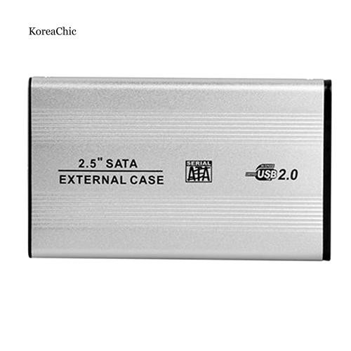 Thiết bị đựng ổ đĩa cứng dùng ngoài có cáp USB 2.0 SATA kèm phụ kiện | BigBuy360 - bigbuy360.vn