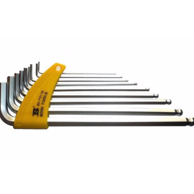 Bộ lục lăng đuôi bi 9 chi tiết