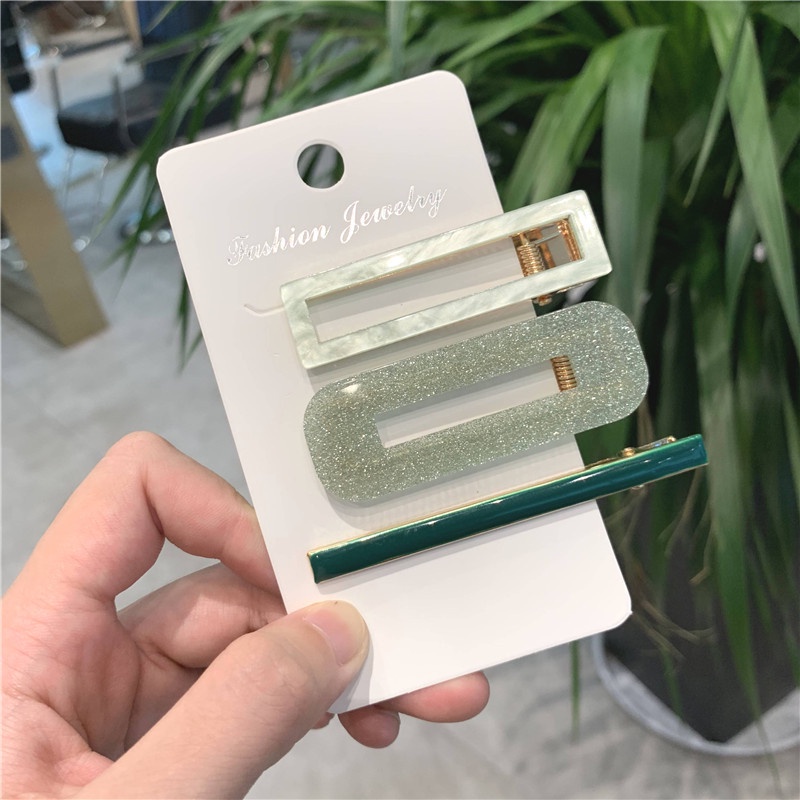 Kẹp Tóc Thiết Kế Đơn Giản Dễ Thương Phong Cách Nhật Bản Dành Cho Nữ