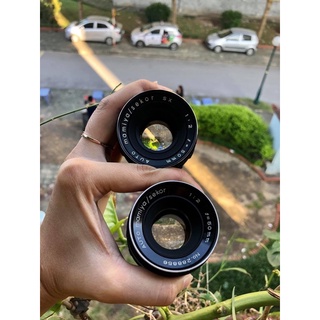 Ống kính MF flare ngược nắng mamiya 50/2