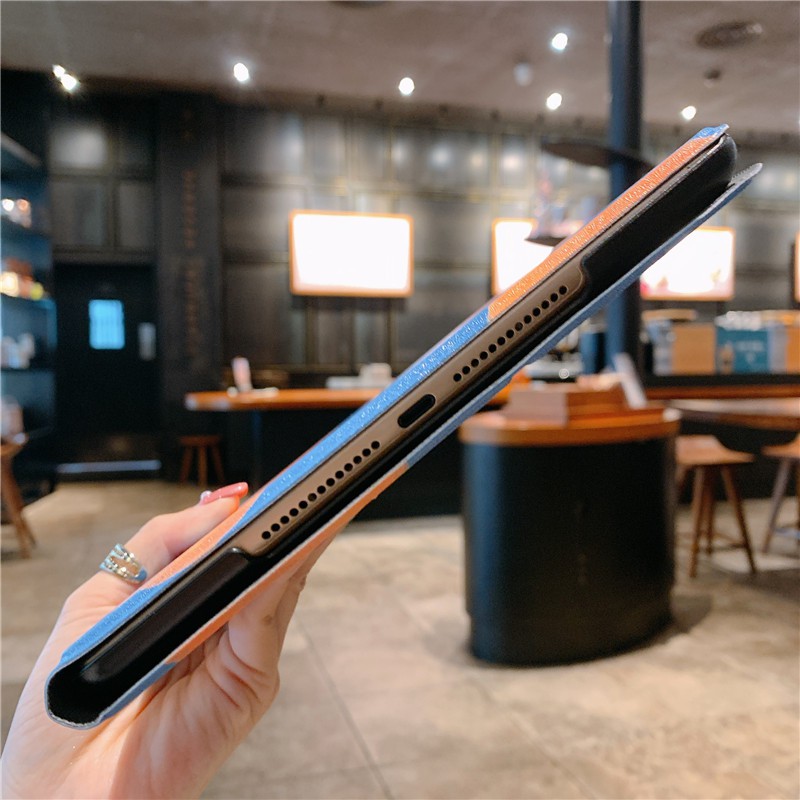 Bao Da Nắp Gập Họa Tiết Hoạt Hình Cho Ipad Mini 1 2 3 4 5 Air Pro 4th 5th 6th 7th 8th Gen 7.9 "9.7" 10.5 "10.2" 10.9 "11"